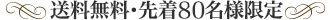 送料無料・先着80名様限定