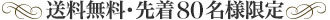 送料無料・先着80名様限定